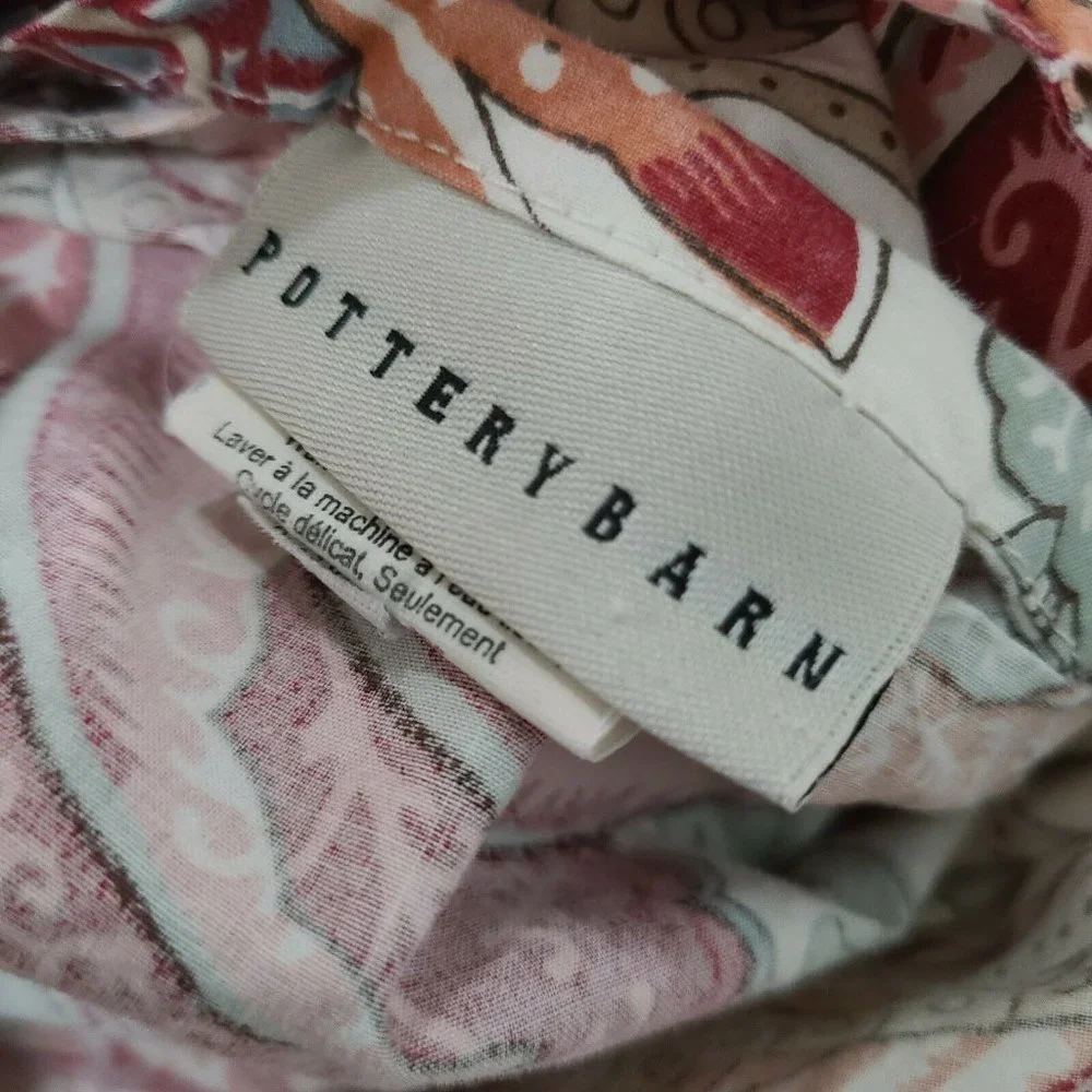 Pottery Barn Deirdre Palampore Floral King Duvet